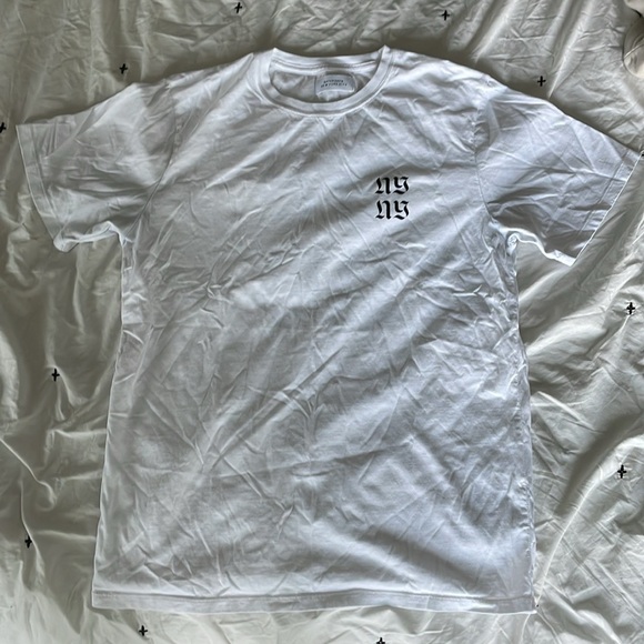 Saturdays New York City White Brand Tee Tshirt NY Script men size M - Picture 7 of 12